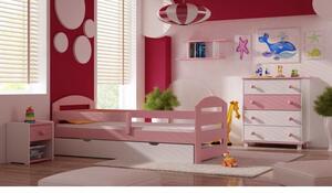Postýlky a postele - Jednolůžkové dětské postele - 180x90 cm Bez šuplíku Bílá Standardní bariéry