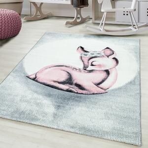 Dětský koberec Bambi 850 pink 160x230 cm