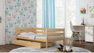 Postýlky a postele - Jednolůžková dětská postel - 180x80 cm Bez bariéry Bez šuplíku Růžová