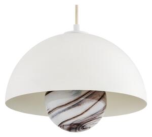 Argon 8443 - Lustr na lanku PIAVA 1xE14/7W/230V alabastr bílá