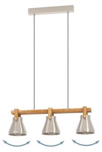 Eglo 43952 - Lustr na lanku CAWTON 3xE27/40W/230V