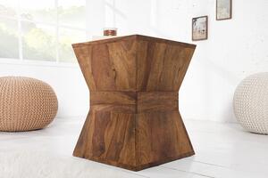 Odkládací stolek PYRAMID 45 CM masiv sheesham Nábytek | Doplňkový nábytek | Odkládací stolky