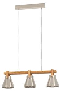 Eglo 43952 - Lustr na lanku CAWTON 3xE27/40W/230V
