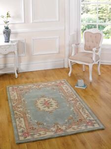 Ručně všívaný kusový koberec Lotus premium Green 75x150 cm