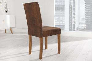 Židle GENUA světle kávová mikrovlákno Nábytek | Jídelní prostory | Jídelní židle | Všechny jídelní židle