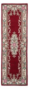 Ručně všívaný kusový koberec Lotus premium Red 67x210 cm