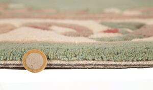 Ručně všívaný kusový koberec Lotus premium Green 150x240 cm