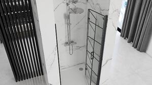 Sprchové Dveře Rea Molier černé 100 + profil