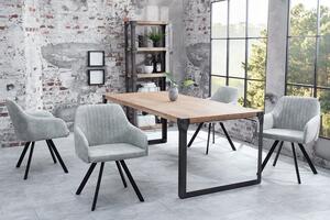 Jídelní židle LUCCA kamenná šedá mikrovlákno Nábytek | Jídelní prostory | Jídelní židle | Všechny jídelní židle