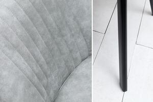Jídelní židle LUCCA kamenná šedá mikrovlákno Nábytek | Jídelní prostory | Jídelní židle | Všechny jídelní židle