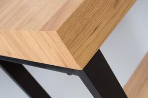 Psací/konzolový stůl BLACK DESK 120 CM dubový vzhled Nábytek | Doplňkový nábytek | Konzolové stolky