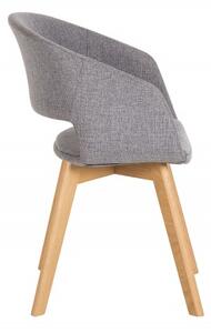 Židle Nordic Star šedá dub