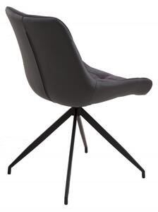 Židlo-křeslo DIVANI DARK GREY BLACK RETRO Nábytek | Jídelní prostory | Jídelní židle | Všechny jídelní židle