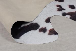 Kusový koberec Faux Animal Cow Print Black/White 155x195 cm