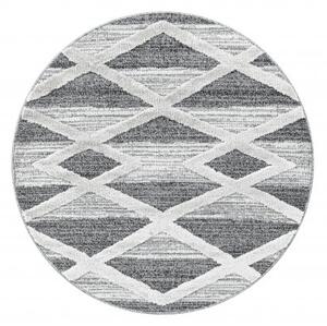 Ayyildiz, Moderní kusový koberec Pisa 4709 Grey | Šedá Typ: kulatý 120x120 cm