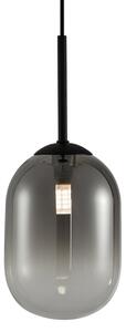 Lustr na lanku ALIAS 1xG9/8W/230V pr. 12 cm černá/šedá