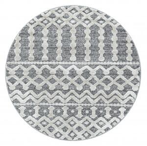 Ayyildiz, Moderní kusový koberec Pisa 4710 Grey | Šedá Typ: kulatý 120x120 cm