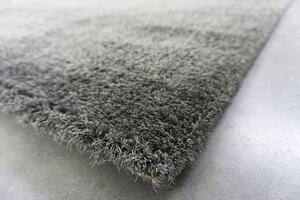 Kusový koberec Microsofty 8301 Dark grey 80x150 cm