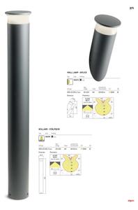 Redo 90073 - LED Venkovní nástěnné svítidlo ALGON LED/9W/230V IP65 černá