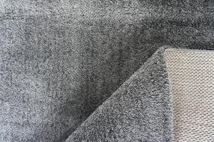 Kusový koberec Microsofty 8301 Dark grey 200x290 cm