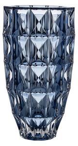 KŘISTÁLOVÁ VÁZA BOHEMIA DIAMOND SMOKEY BLUE 280 MM