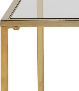 ACTONA Odkládací stolek Crawley průhledná 44 × 100 × 50 cm