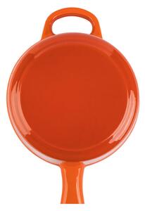 ERNESTO® Litinový hrnec s rukojetí, Ø 16 cm (oranžová) (100353014002)