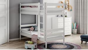 Postýlky a postele - Dětská patrová postel - 180x90 cm Bez šuplíku Modrá Standardní bariéry