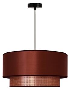 Duolla - Lustr na lanku COPPER SHINY 1xE27/15W/230V pr. 45 cm měděná
