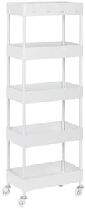 SERVÍROVACÍ VOZÍK, bílá, 40/116/22 cm PBJ, Online Only