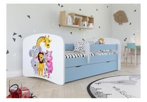 Postýlky a postele - Postel s obrázkem ZOO - Babydreams 160x80 cm Bez matrace NE Růžová