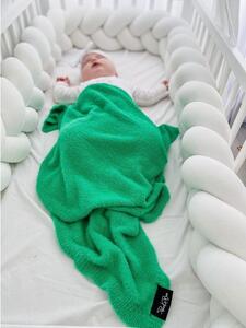 Plyšové deky - Dětská deka alpaka v zelené barvě