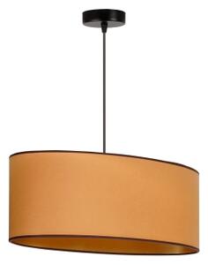 Duolla - Lustr na lanku OVAL VEGAN 1xE27/15W/230V hnědá