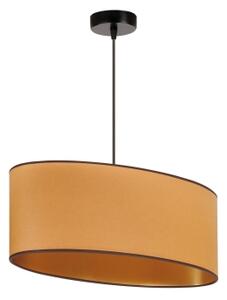 Duolla - Lustr na lanku OVAL VEGAN 1xE27/15W/230V hnědá
