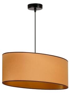 Duolla - Lustr na lanku OVAL VEGAN 1xE27/15W/230V hnědá
