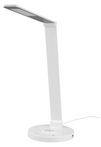 LIVARNO home Stolní stmívatelná LED lampa s indukčním nabíjením (bílá) (100359278001)