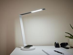 LIVARNO home Stolní stmívatelná LED lampa s indukčním nabíjením (bílá) (100359278001)