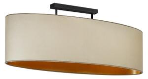 Duolla - Přisazený lustr OVAL VEGAN 2xE27/15W/230V béžová