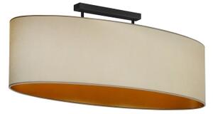 Duolla - Přisazený lustr OVAL VEGAN 2xE27/15W/230V béžová