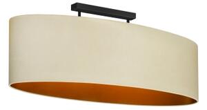 Duolla - Přisazený lustr OVAL VEGAN 2xE27/15W/230V krémová