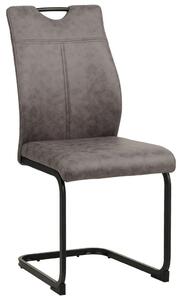 HOUPACÍ ŽIDLE, šedá, černá Xora - Jídelní židle