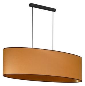 Duolla - Lustr na lanku OVAL VEGAN 2xE27/15W/230V hnědá
