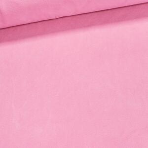 Fleece (flís) jednobarevná uni STR 2093 A, růžová, š.150cm (látka v metráži)