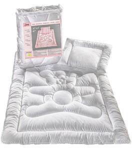 4sleep Dětský set MEDICAL do postýlky prošívaný přikrývka 100x135cm, polštář 40x60cm, letní (220+200g)