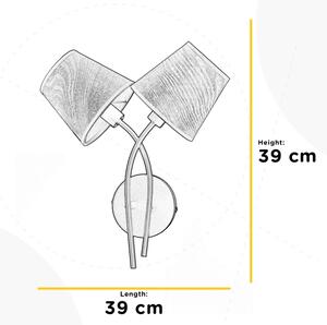 ONLI - Nástěnné svítidlo ASIA 2xE14/6W/230V