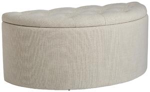 TABURET, textil, kompozitní dřevo, 100/44/42 cm MID.YOU - Taburety, Online Only