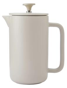 French press La Cafetière Arezzo 1 l na 8 šálků, béžový, keramický s nerezovým sítkem LCARZ8CPLAT