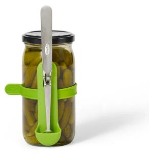 Vidlička a kleště Chef’n Squeeze n’ Hold 2 v 1 na nakládané potraviny, držák na sklenici 5314007EU