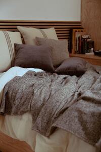 Calma House Melírovaný přehoz Croma, šedý, 200x220 cm, na postel, na pohovku