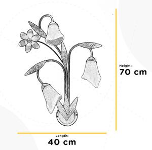 ONLI - Nástěnné svítidlo ALGA 3xE14/6W/230V bronzová